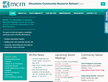 Tablet Screenshot of mcrn.org.au